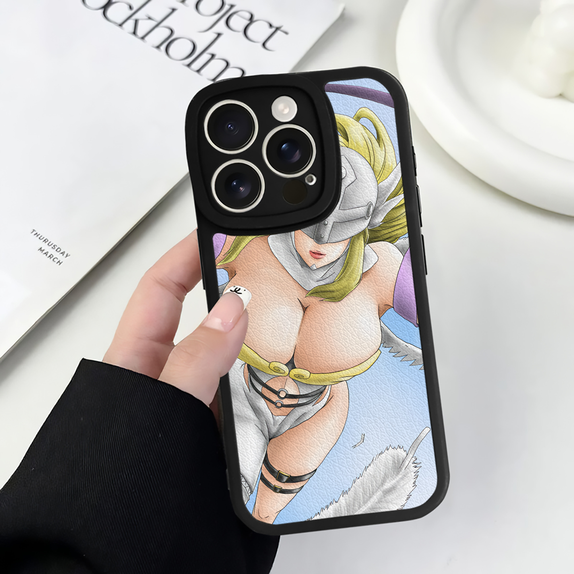 （画像用） Digimon デジタルモンスター/デジモン 【iPhone 16シリーズ対応】シリコンスマホケース（レザー調） 材質：シリコン